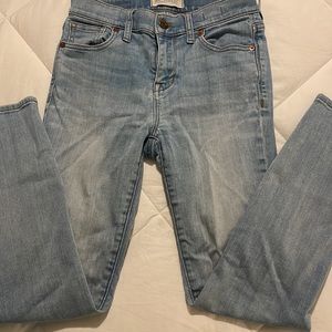 Madewell high rise crop jeans